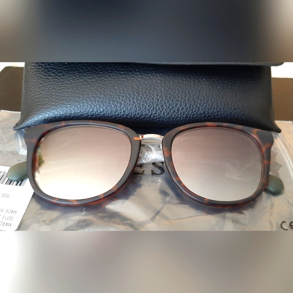 Guess Dark Havana Sunglasses *NWT* - Picture 10 of 16